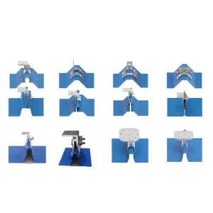 Non-Penetrating Standing Seam Tin Roof Solar Mounting Clip Kit