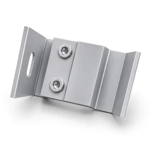 Non-penetrating Aluminum Alloy Metal Roof Clamp for Home Rooftop Mounting-Standing Seam Roofing Solutions with Anodized Surface