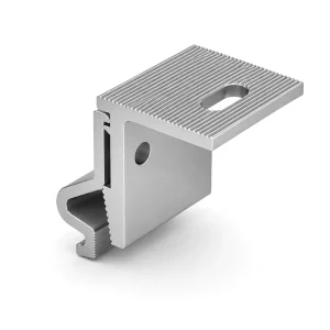 Non -penetrating Anodized Steel Solar Panels Mounting Clamp for Standing Seam Roof and Residential Ground Mounts -Carport Use
