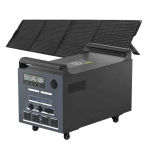 OEM 1200W 1500W 220v Portable Lithium Battery Solar Home Power Bank Station Outdoor 2000W Solar Generator 110V