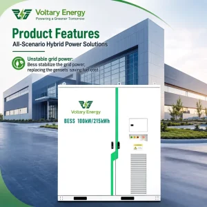 OEM 215KWh LiFePO4 Lithium Battery Energy Storage System Air cooled (IP55) Suitable for Factory Solar Containers off Grid
