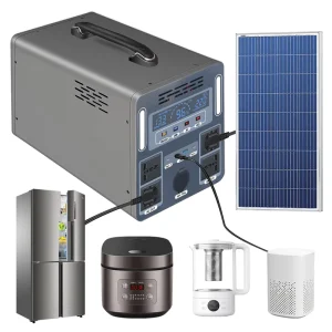 OEM 3000W Solar Generator Power Bank LiFePO4 Power Supply 1000W Portable Pure Sine Wave Power Station for Outdoor Activities