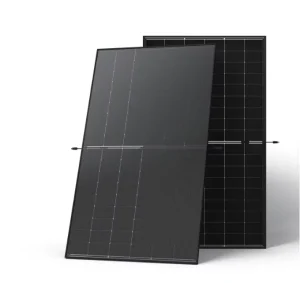 OEM Accepted 500W All Black Bifacial Solar Panel High Efficiency Monocrystalline PV Module for Residential Solar Power System