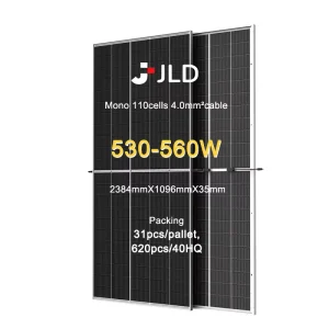 OEM Factory Price PERC China Second Hand Cost to Have Panels Installed 530w 540w 550w Mono Solar Panel