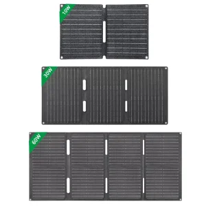 OEM Factory’s Mini Solar Module High Efficiency 12V Solar Cell Foldable 15W 30W 40W 60W Solar Panel Phone Charger 20W Output