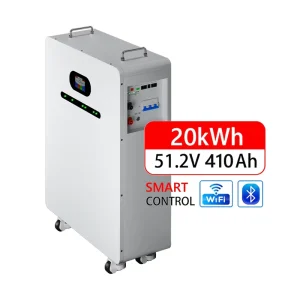 OEM ODM 20kWh 51.2V 410Ah LiFePO4 Solar Energy Storage Battery with BMS for Home Off Grid Inverter Backup