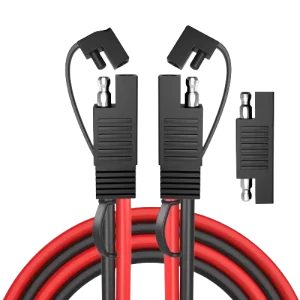 OEM SAE 2 Pin Quick Disconnect Extension Cable Battery Charger Solar Panel Wire Harness with Dust Cap