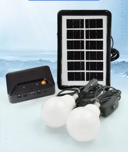 OEM Small Solar Power Station Generator Lighting System Kit for Camping, Home, and Fishing