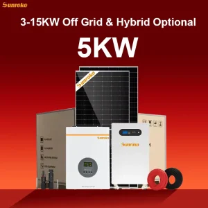 Off Grid All in One Solar Power System 3000W 5kW 6kW 8kW 10kW Hybrid ODM OEM Solar Energy System for Home Complete