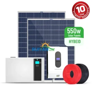 Off Grid Full Set Solar Energy System Hybrid Home Solar Power System Solar Panel 5kw 10kw 20kw 10kv Solar System 20kw