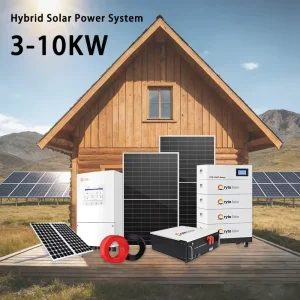 Off Grid Hybrid Solar Energy System 3KW 5KW 6KW 8KW 10KW Solar Panels With Battery and Inverter Complete Solar Kit for Home