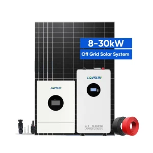 Off Grid Hybrid Solar System 5000W On Grid Off Grid 5KW 6KW 8KW 10KW 12KW Home PV Energy Storage with MPPT Inverter and Battery