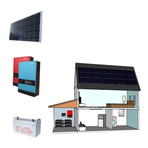 Off Grid Solar Energy Storage System 10kw Entire Set of System Equipment Lead acid Batteries