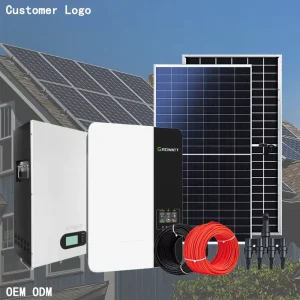 Off Grid Solar Energy System Setup for Household Use Outdoor Power System