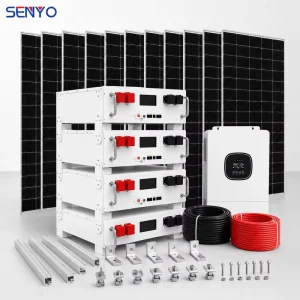 Off Grid Solar Energy System with LiFePO4 Battery for Commercial Backup and Daily Power Supply