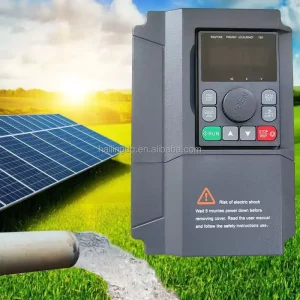Off-Grid Solar Inverter 1HP 2HP 2.2KW 3-Phase 380V Output with MPPT Variable Frequency Drive for Industrial Use & Water Pumps