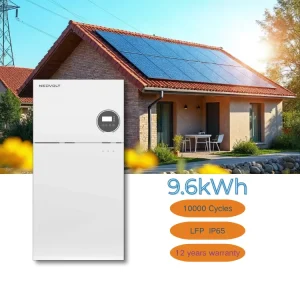 Off-Grid Solar LiFePO4 Battery 9.6kWh 96V 100Ah IP65 Home Energy Storage