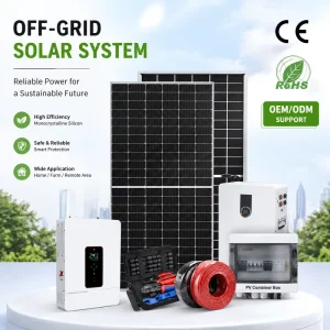 Off Grid Solar Power System 5kW 10kW 20kW 25kW 30kW for Commercial Industrial and Home Use