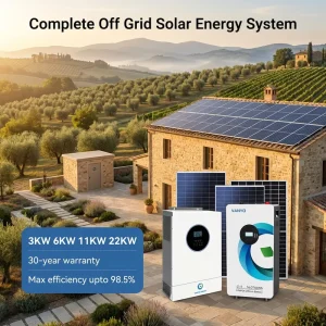 Off-Grid Solar Power Systems 3kw 6kw 11kw 22kw Residential Commercial Building Energy Storage Systems