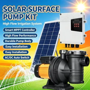 Off Grid Solar Surface Pump Self Powered Water Pump for Village & Pasture Use