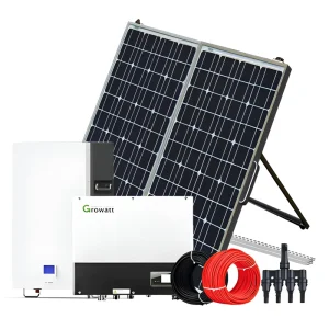 Off Grid Solar System 10-30KW MPPT Controller Lithium Ion or Lead-Acid Home Use Solar Energy System 5 Year