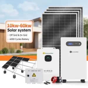 Off Grid Solar System 20kw 30kw 50kw Solar Panels Solar Energy Home System