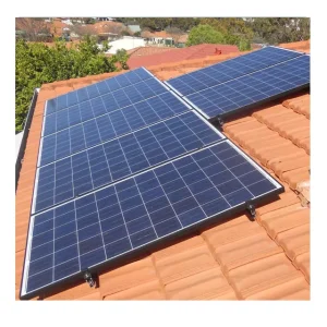 Off grid Solar Power Plant System Aluminium Alloy Mono Crystalline Panels 40m s Wind Load 1.4kN m Snow Load