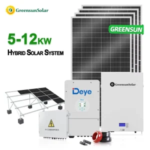On Off Grid Solar Power System 3Kw 5Kw 10Kw 15Kw 20Kw 30Kw Hybrid Solar Energy System Solar Kits for Home