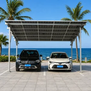 One-Piece Formed Channel Steel Zn-Al-Mg Solar Carport Parking Mount System