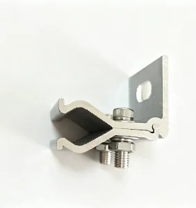 One-Piece Standing Seam Solar Clamp Corrosion Resistant Aluminum PV Bracket for Metal Roof Solar Installation