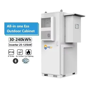 Outdoor All-in-One 50kW Industrial Solar Storage Cabinet with 100kWh 200kWh 300kWh LiFePO4 Battery