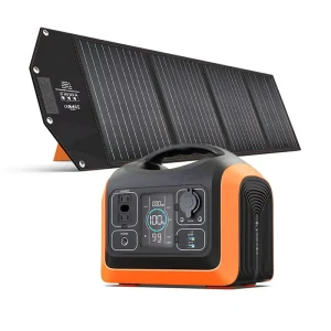 Outdoor Camp 600W Portable Mobile Solar Power Electric Generator Panel Full Set of Solar Generator
