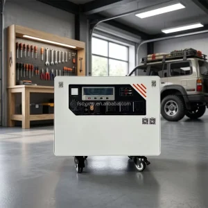 Outdoor Emergency EU Home Use 3500W Portable Power Station LiFePO4 Battery Solar Generator Pure Sine Wave Inverter Jump Starter
