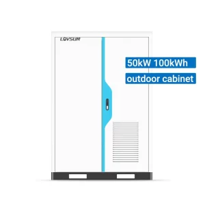 Outdoor Energy Storage Cabinet 50KW/100KWh High Voltage Outdoor Cabinet for Commercial and Industrial Use A Grade Cells