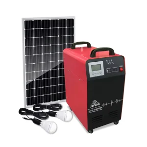 Outdoor Solar Generator 1KW All-in-One Portable Power Station with 400W Solar Panel System DC 5.0 USB AC 220V 110V 2 LED Bulbs