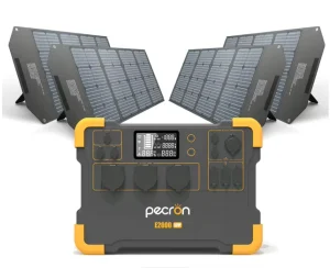 Outdoor Solar Generator, Portable Inverter Generator E2000LFP