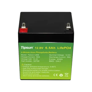 Outdoor Solar Street Light Battery 32700 12.8V 6.5Ah LiFePO4 12V 6Ah Lithium Ion Battery Pack