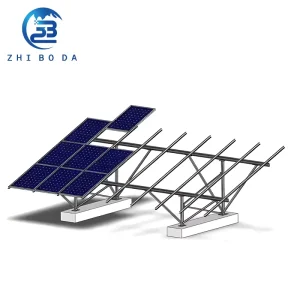 Outdoor Steel Frame Bracket for Solar Panel Installation Waterproof Mounting System