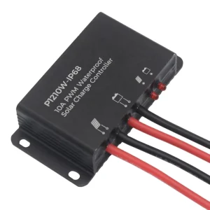 P1210W WaterProof IP68 12V 10A PWM Charge Controller for RVs Caravans Marine