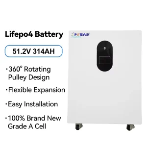 POEAE LiFePO4 Battery 15 20KW 15KWh Deep 8000 Cycle Split Hybrid Grid Residential Energy Storage CAN Floor Mounted Design System