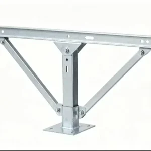 PV CP F 6063T5 HDG High Strength Solar Power System Mounting Rails with HDG Bolts and Components CE Certified