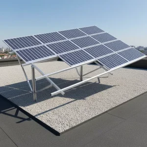 PV Mounting System with Aluminum and Hot-Dip Galvanized Roof Brackets, <60M/S Wind Load, 1.4KN/m2 Snow Load, KHSPB
