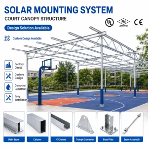 PV Mounting System with PV Bracket and Solar Mounting Frame for Ground Solar Mounting System