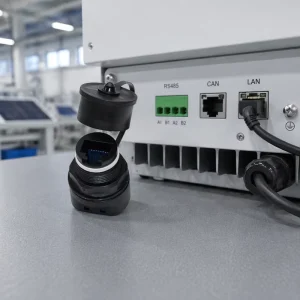 PV Solar Inverters RJ45 COM Connector with Dust proof Cap