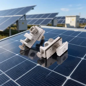 PV System Grounding Lug Kits with Stainless Steel Screws and Washers, Aluminum Alloy Lugs for Solar Panel Mounting