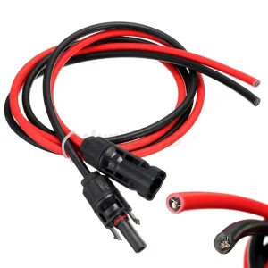 PV1-F 6mm 太阳能电缆 橡胶绝缘铜导体 1.5KV PVC护套 电站延长电缆 工业用