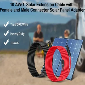 双芯 PV1-F 电缆 TUV 认证 XLPE 护套抗紫外线太阳能连接电缆