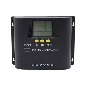 PWM 12V 24V 36V 48V Automatic Solar Panel Charge Controller LCD Solar Battery Charger USB 5V/2A 480W Max PV Power for Lead-acid