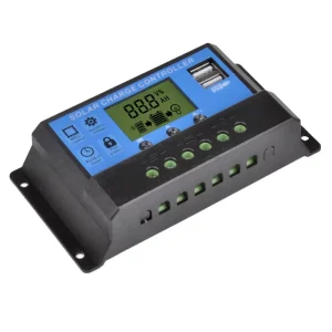 PWM Solar Charge Controller 10A 20A 30A 12V 24V DC for Solar Panel Systems