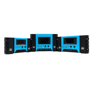 PWM Solar Charge Controller, 10A/20A/30A/40A/50A/60A, 12V/24V/48V Auto